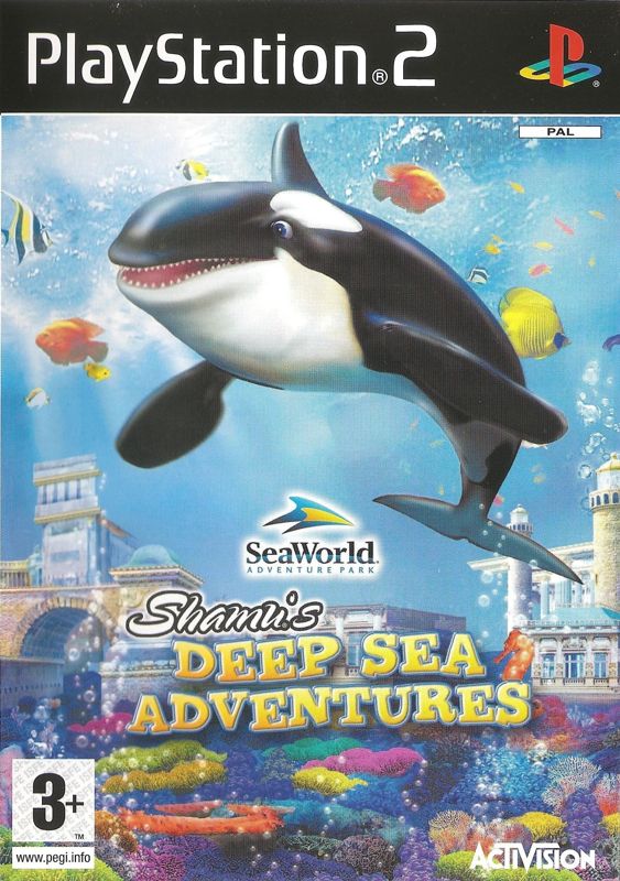 Shamu's Deep Sea Adventures box art for Playstation 2